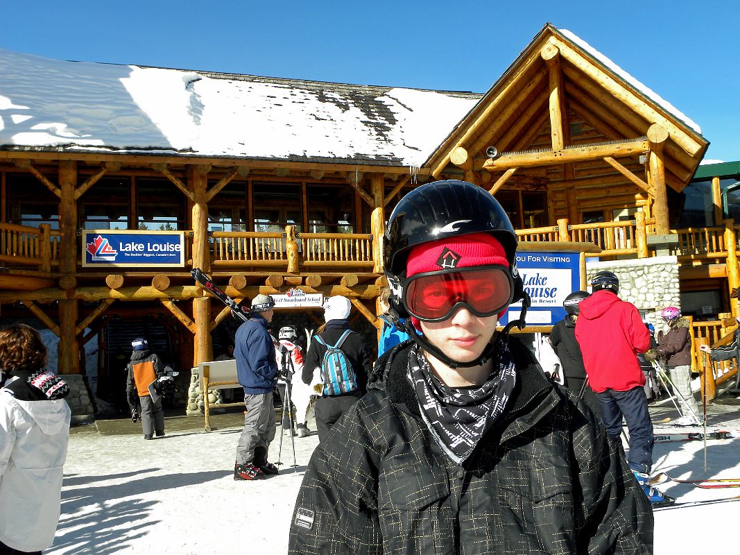 03 Peter Ryan Outside Lake Louise Ski Lodge